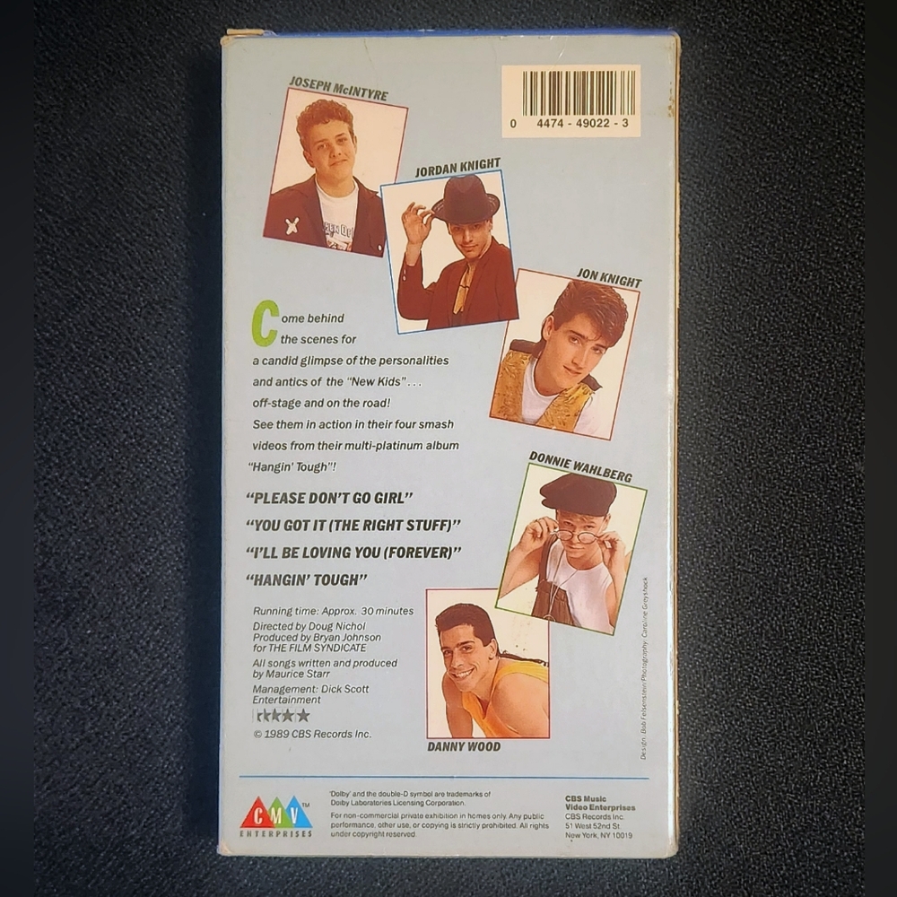 Vintage 80s New Kids On The Block VHS Videos - Picture 3 of 7